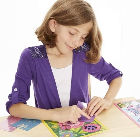 Набір для творчості з блискучими наліпками *Квіти і метелики* Melissa&Doug (MD19511) - Зображення 2