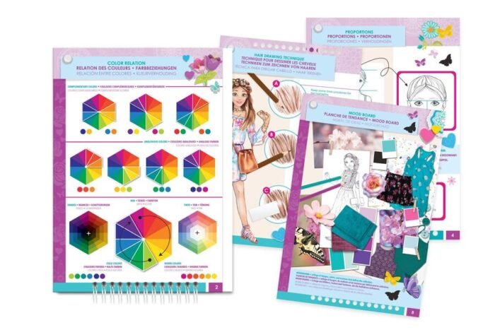 Make it Real: Блокнот з трафаретами для створення модних коллекцій: «Квіткова фантазія» - Зображення 2