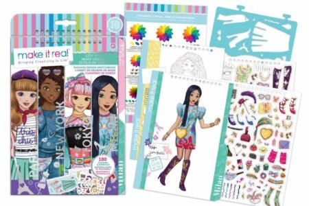 Make it Real: Блокнот з трафаретами для створення модних коллекцій «Міський стиль» - Зображення 2