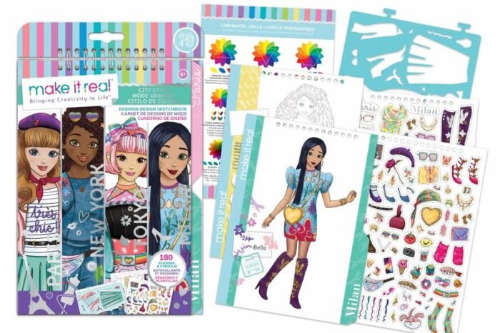Make it Real: Блокнот з трафаретами для створення модних коллекцій «Міський стиль» - Зображення 2