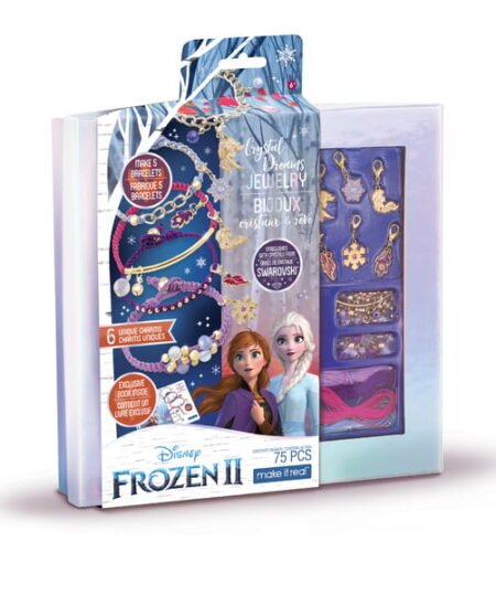 Make it Real: Набір для створення шарм-браслетів  з кристалами Swarovski  «Крижане серце 2»