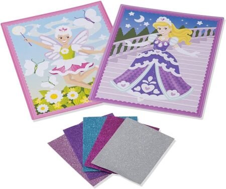 Набір для творчості з блискучими наліпками *Принцеса і фея* Melissa&Doug (MD19509) - Зображення 2