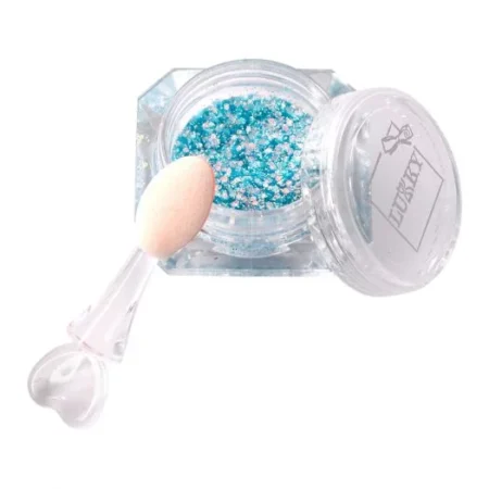 Блискітки для обличчя та тіла, для дітей,  марки «Lukky». Колір «Лазурит» - Зображення 2