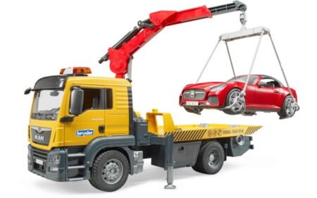 Набір іграшковий Bruder евакуатор MAN TGS з родстером