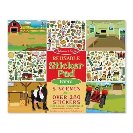 Набір багаторазових наліпок *Ферма* Melissa&Doug (MD30501)