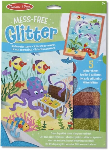 Набір для творчості з блискучими наліпками *Морські мешканці* Melissa&Doug (MD19510)