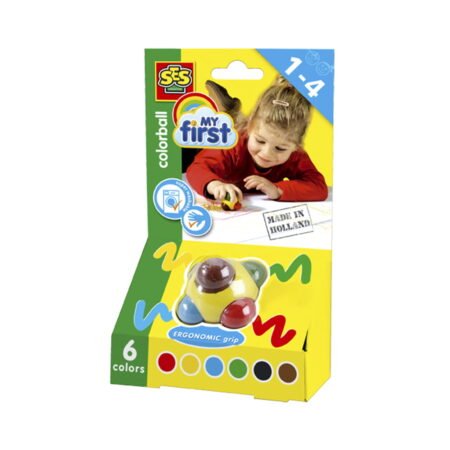 Олівець-кулька серії *My first* – ЧАРІВНА КУЛЬКА (6 кольорів в одному корпусі)