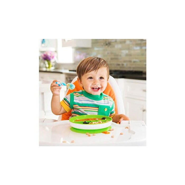 Тарілка секційна на присосці (зелена) - Зображення 3