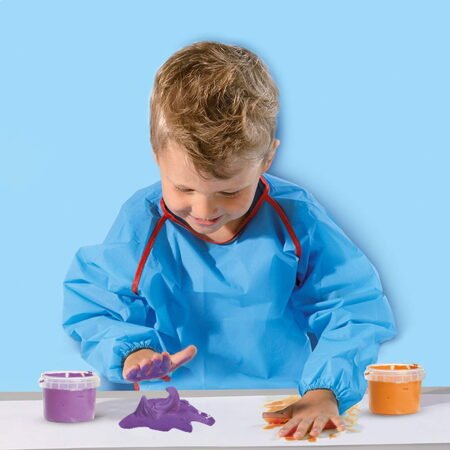 Повітряні пальчикові фарби серії *My first* - ЯСКРАВА ПІНКА (4 кольори, в пластикових баночках) - Зображення 3