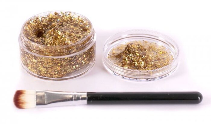 Дитячі гель-блискітки для тіла,обличчя, волосся, т.м. «Lukky». Колір золото - Зображення 2