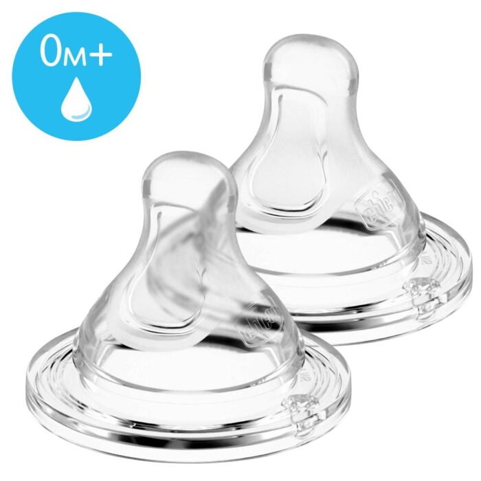 Соска силіконова фізіологічна *PERFECT 5* від 0 місяців повільний потік  2шт. - Зображення 2