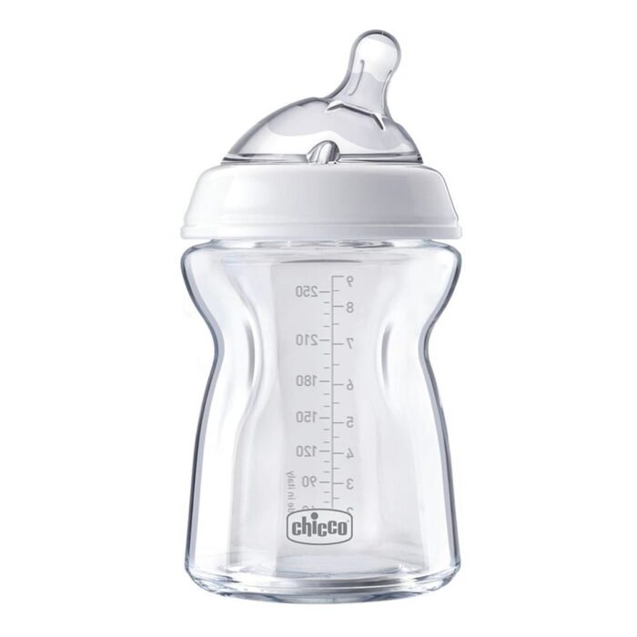 Пляшка склянаNatural Feeling 250мл. соска силіконова від 2 місяців нормальний потiк - Зображення 2