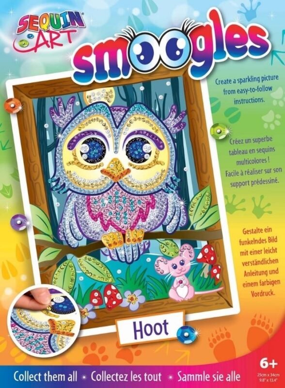 Набір для творчості Sequin Art SMOOGLES Сова SA1812