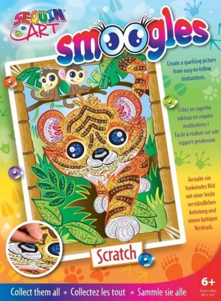Набір для творчості Sequin Art SMOOGLES Тигр SA1815