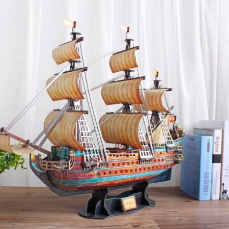 T4017h ТРИВИМIРНА ГОЛОВОЛОМКА-КОНСТРУКТОР *ІСПАНСЬКА АРМАДА. САН ФЕЛІПЕ* - Зображення 3