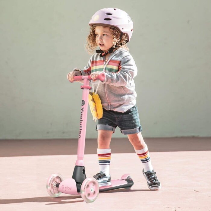 Самокат Yvolution YGlider KIWI Рожевий - Зображення 1