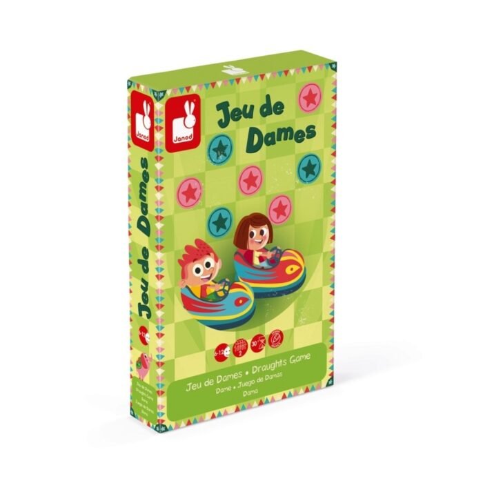 52_4000 Настільна гра Janod Шашки J02746 - Зображення 1