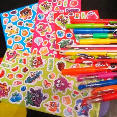 Ароматный набор для творчества - ФРУКТОМАНИЯ (маркеры,ручки, карандаши,наклейки,раскраска) - Зображення 2