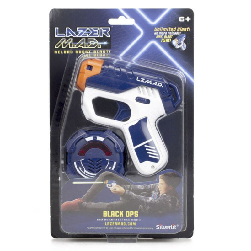 Іграшкова зброя Silverlit Lazer M.A.D. Black Ops (міні-бластер, мішень) LM-86861