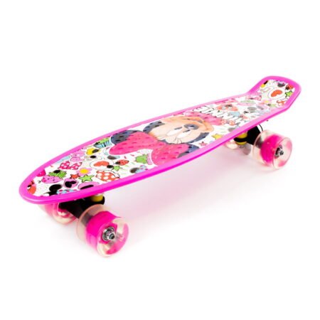 Пенні Борд 56*15 см, арт SC195602 (SC185602), Мінні Маус, алюм., світло,PU