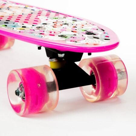 Пенні Борд 56*15 см, арт SC195602 (SC185602), Мінні Маус, алюм., світло,PU - Зображення 2