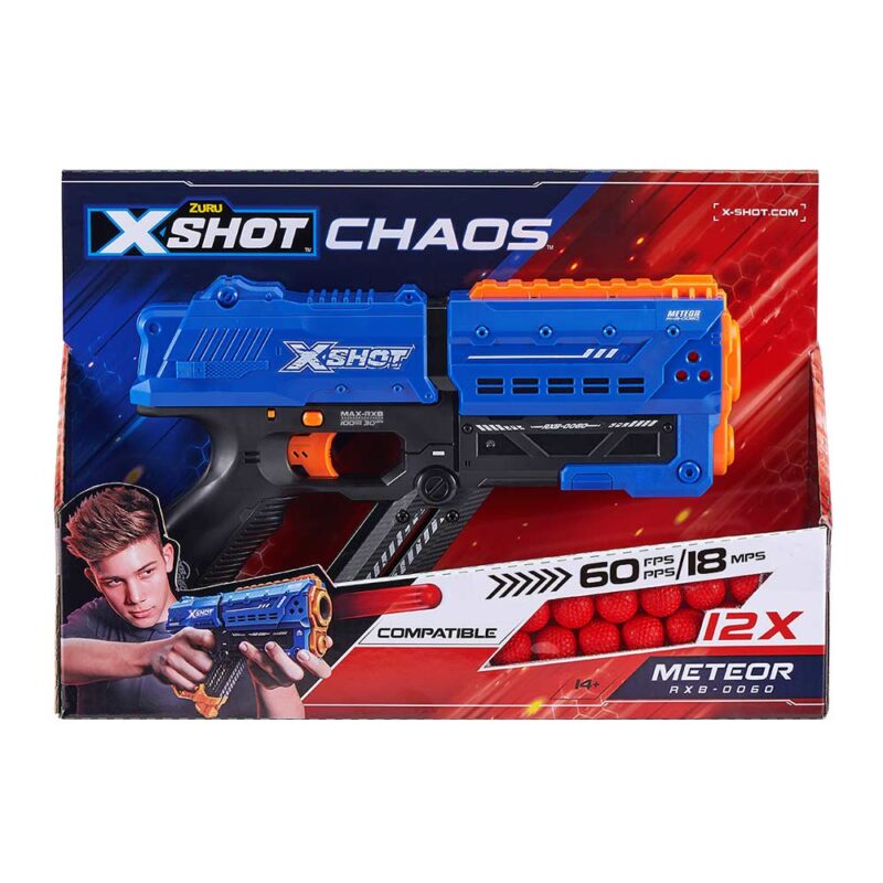 X-Shot Швидкострільний бластер EXCEL CHAOS Meteor (12 кульок), арт. 36282Z
