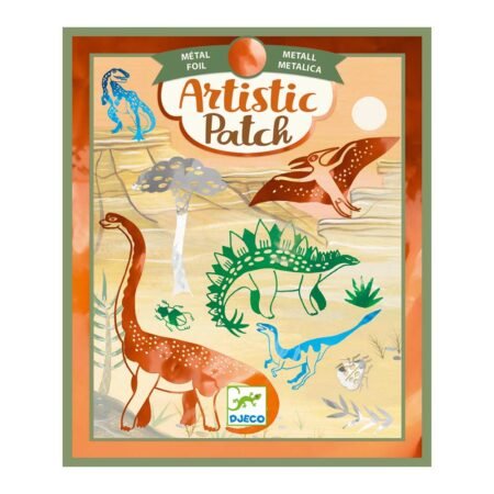 DJECO Художні патчі металізовані *Динозаври*, DJ09463