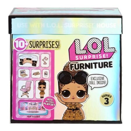 Игровой набор с куклой L.O.L. SURPRISE! серии *Furniture* S2 - КАБИНЕТ ЛЕДИ-БОСС