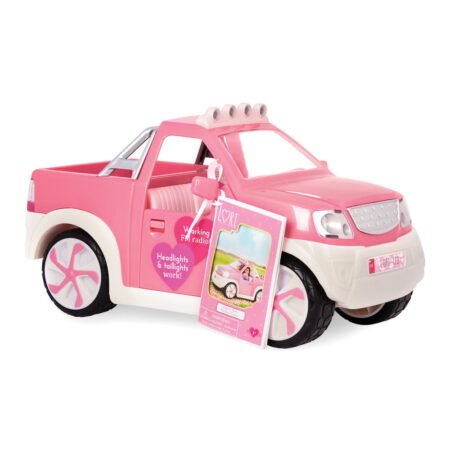 Транспорт для ляльок LORI Джип рожевий з FM радіо LO37033Z