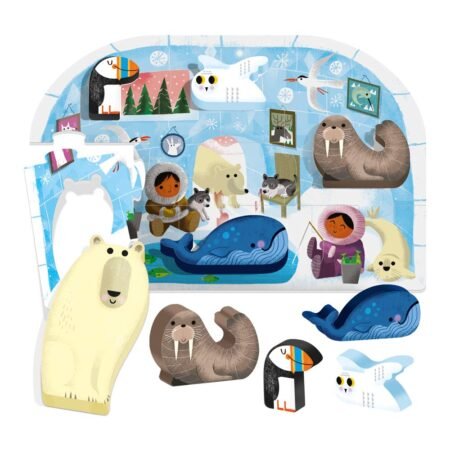 Мій перший пазл Монтессорі *Полярний світ* - Зображення 2