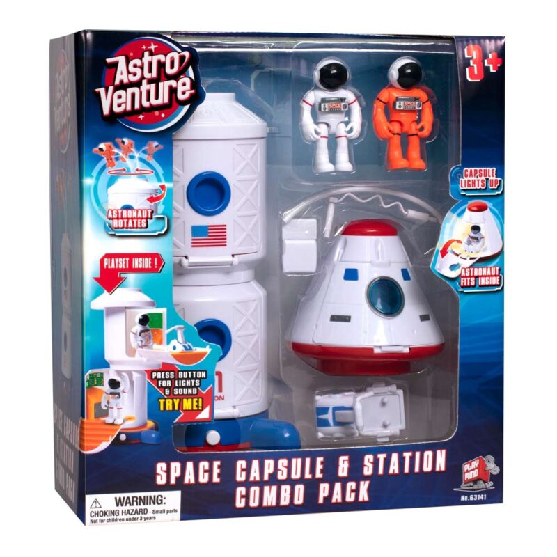 Astro Venture Ігровий набір SPACE STATION та CAPSULE, 63141