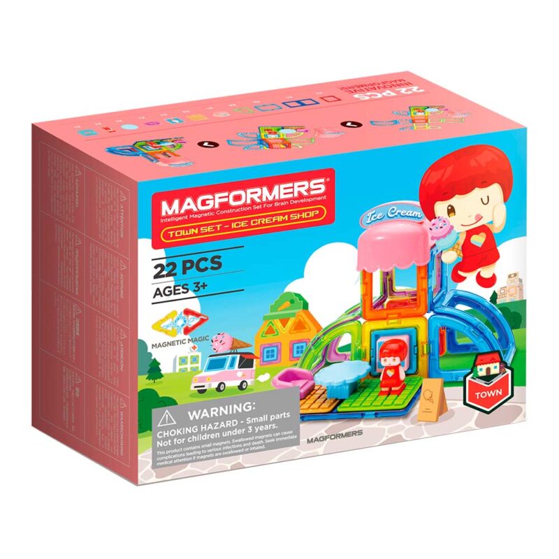 Magformers. Магнітний конструктор «Магазин морозива», 22 ел.