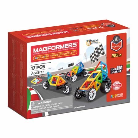Magformers. Магнітний конструктор «Перегони», 17 ел.