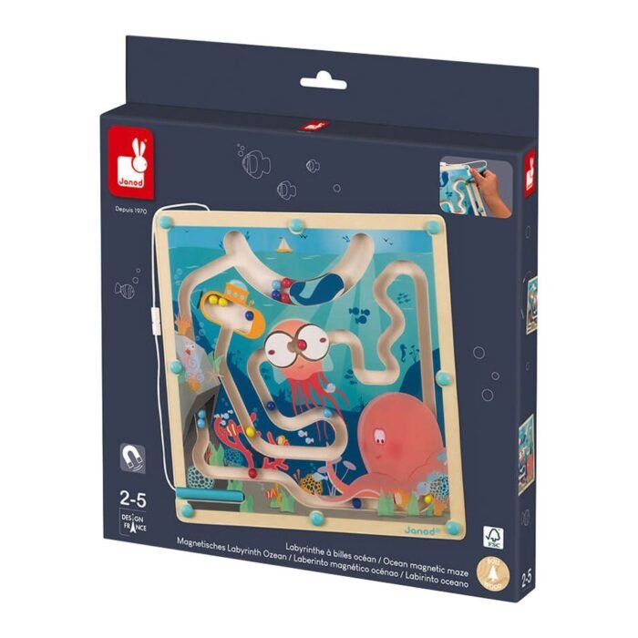 Гра магнітний лабіринт Janod Океан J05312 - Зображення 1
