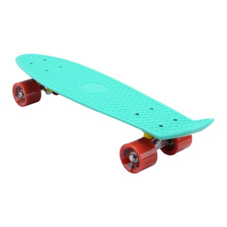 Дитяча дошка для катання *GO Travel*, зелена, червоні колеса 56 см - Зображення 2