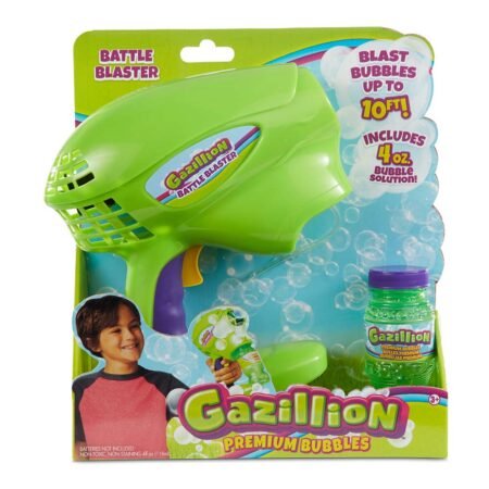 Генератор мильних бульбашок Gazillion автоматичний бластер, в наборі р-н 118мл GZ36447