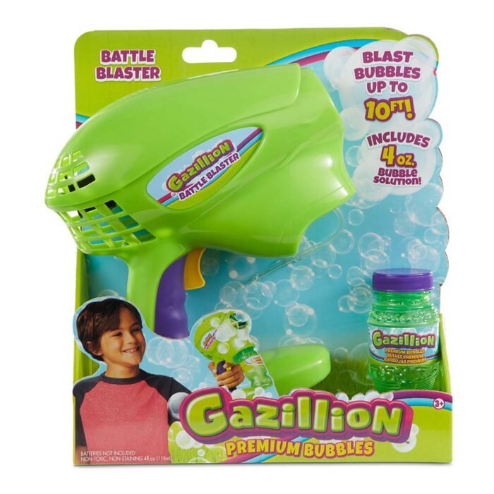 Генератор мильних бульбашок Gazillion автоматичний бластер, в наборі р-н 118мл GZ36447 - Зображення 1