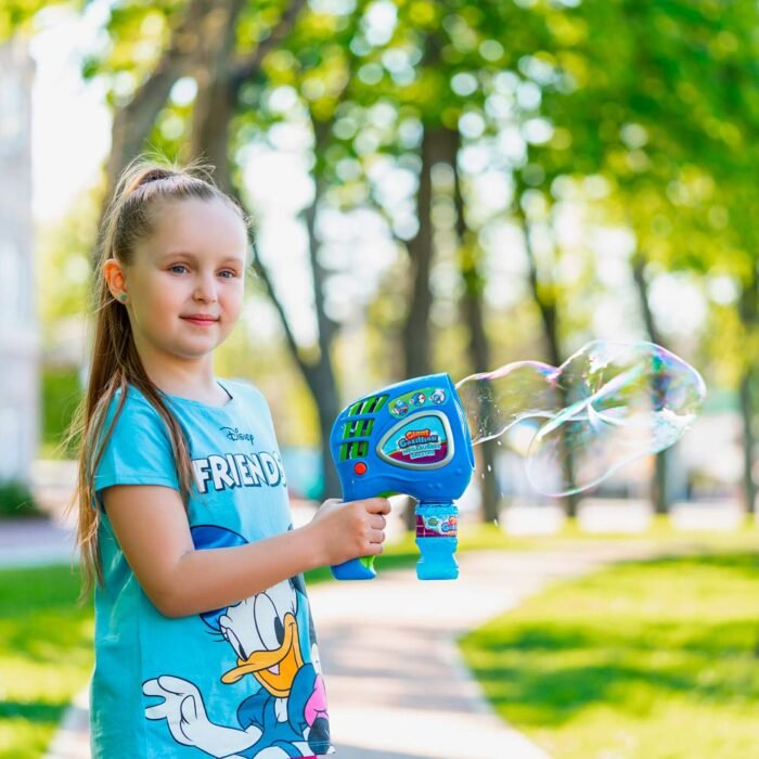 Генератор мильних бульбашок Gazillion Гігант автоматичний бластер, в наборі р-н 118мл GZ36444 - Зображення 3