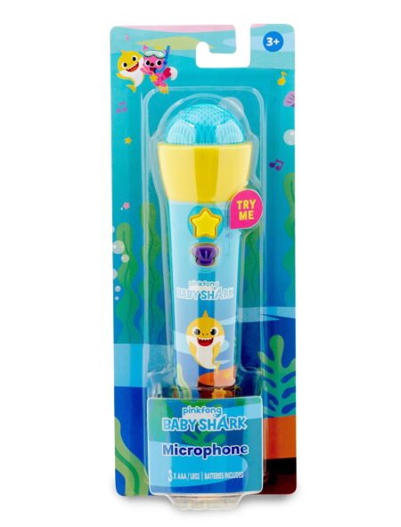 Интерактивная игрушка BABY SHARK – МУЗЫКАЛЬНЫЙ МИКРОФОН