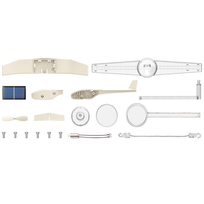 Набір для творчості 4M Літак на сонячній батареї (00-03376) - Зображення 3