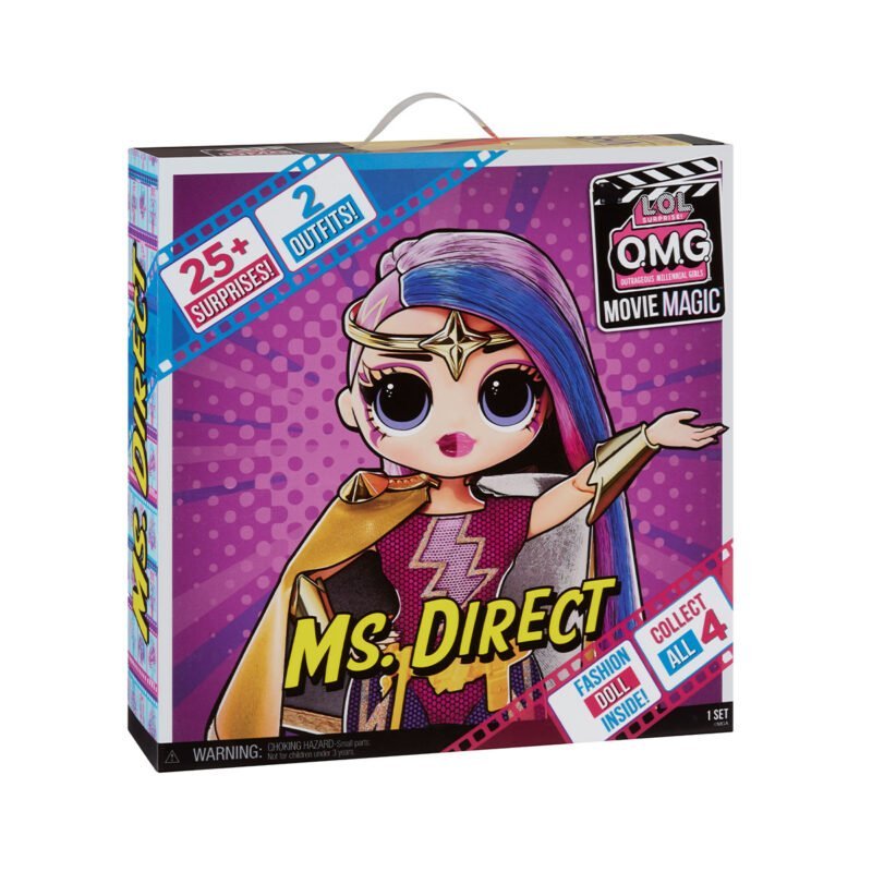Игровой набор с куклой L.O.L. SURPRISE! серии *O.M.G. Movie Magic* - МИСС АБСОЛЮТ (с аксессуарами)