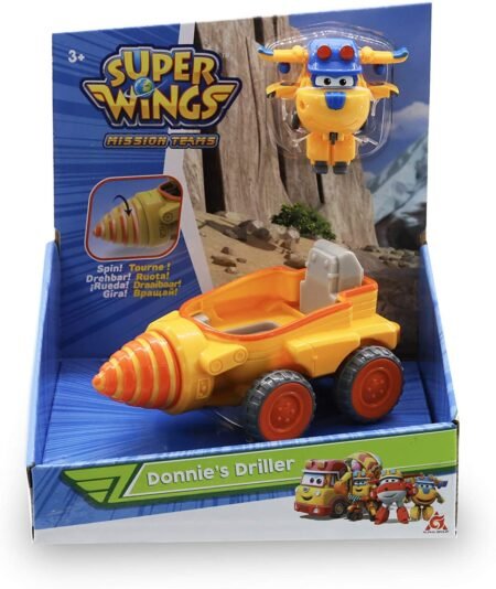 Ігровий набір Super Wings Donnie's Driller, Бурильний автомобіль Донні