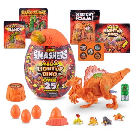 Іграшка у наборі SMASHERS Light-Up Dino Mega з аксесуарами-B (Смешерс Лайт Ап Діно Мега) серія 4, 7474В - Зображення 2