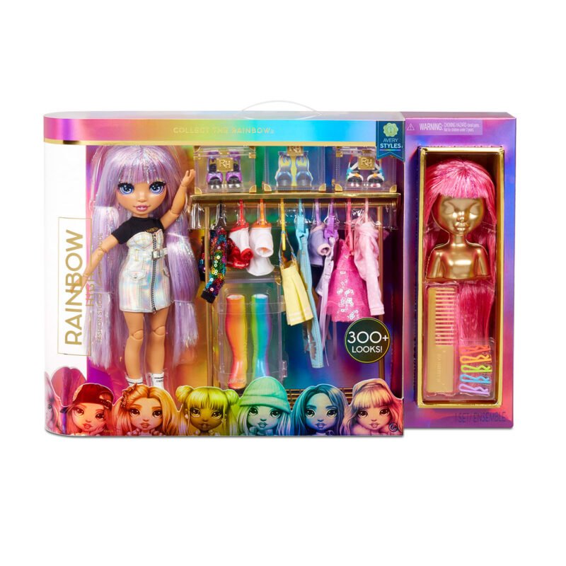 Игровой набор с куклой RAINBOW HIGH - МОДНАЯ СТУДИЯ (кукла, аксессуары)