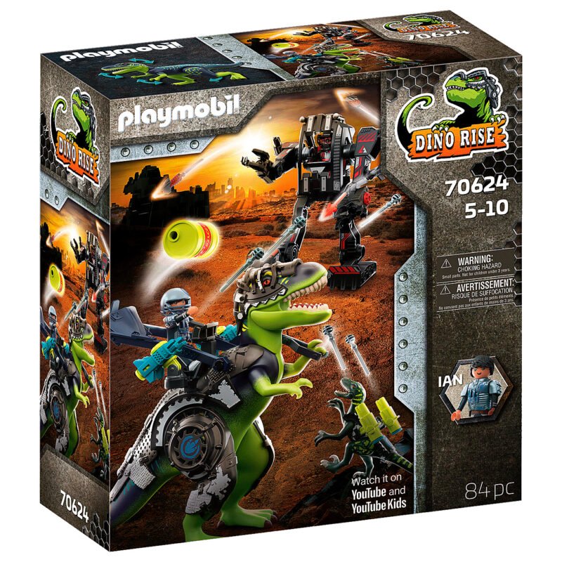 Ігровий набір Playmobil *Tі-Рекс: Битва гігантів, у коробці*