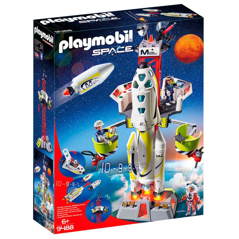 Ігровий набір арт. 9488, Playmobil, Місія з запуску ракети з майданчика, у коробці