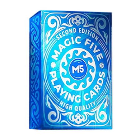 MF004 Гральні карти для демонстрації фокусів та трюків Magic Five – M5 Blue Deck