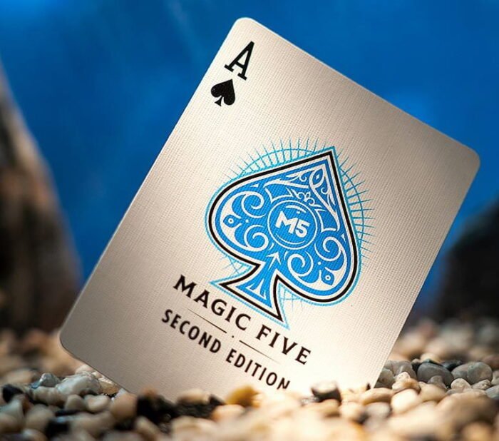 MF004 Гральні карти для демонстрації фокусів та трюків Magic Five – M5 Blue Deck - Зображення 3