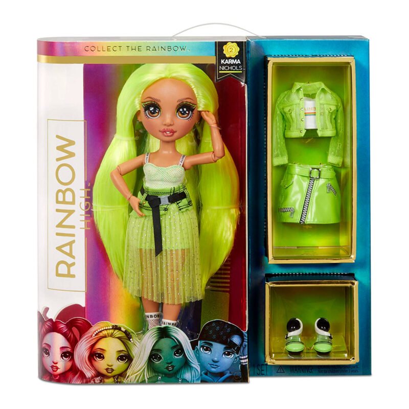 Кукла RAINBOW HIGH S2 - КАРМА НИКОЛЬС (с аксессуарами)