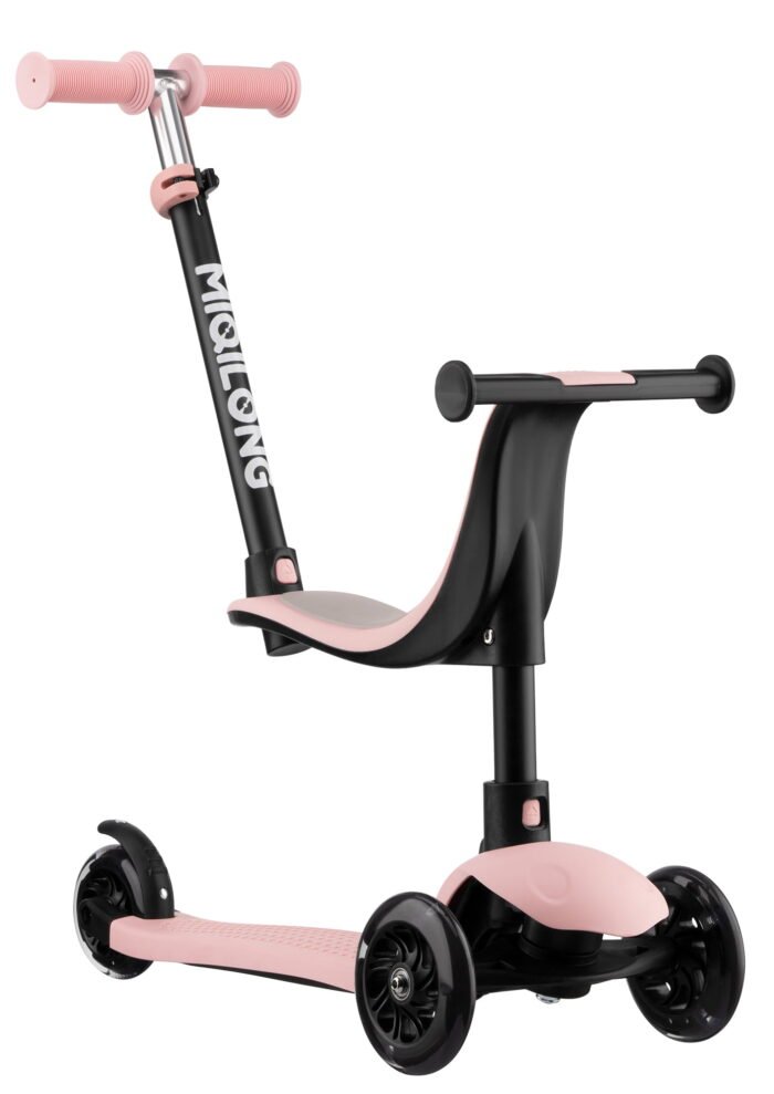 574247_1 Самокат Miqilong Alamo Рожевий - Зображення 1